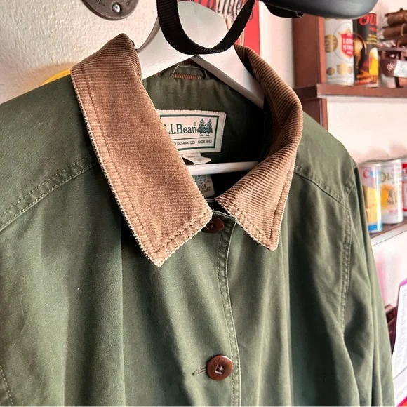 L.L Bean Adirondack Jacket Barn
Chore Green Coat Animal Graphic Lined Women’s L - Picture 5 of 12